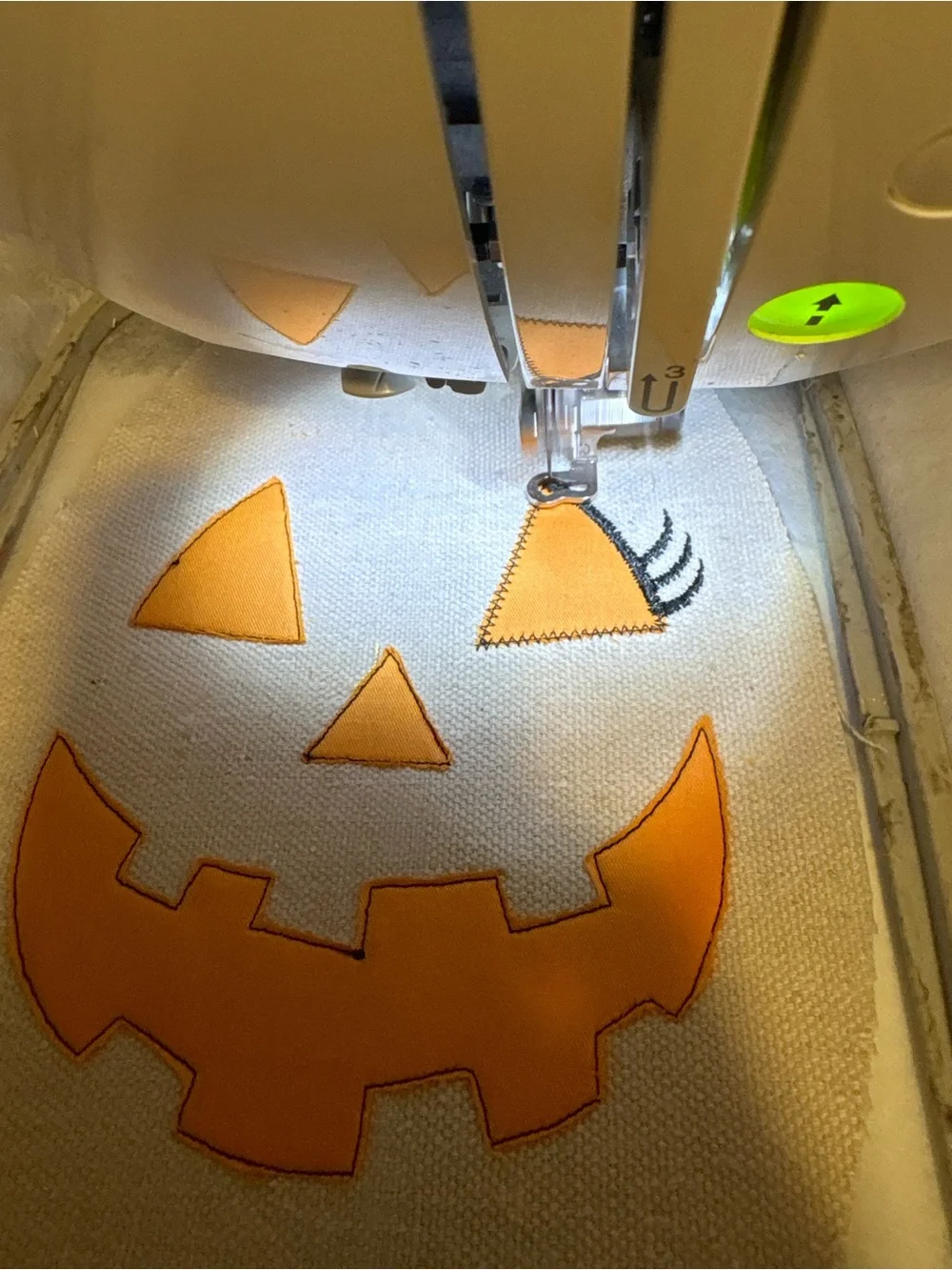 Heirloom quality boutique trick or treat Halloween pumpkin bag